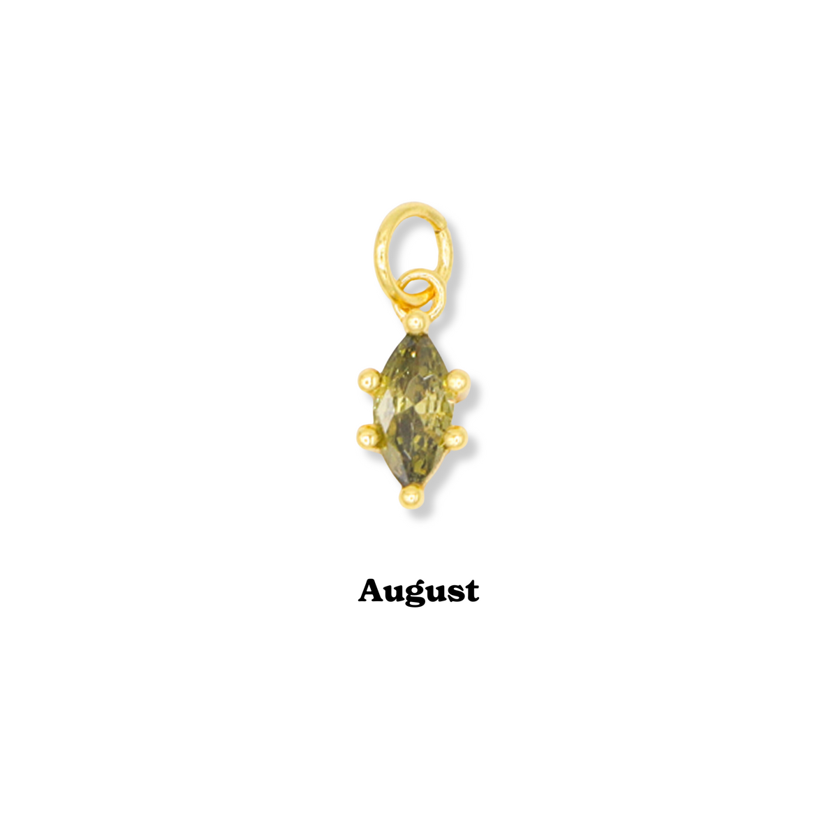 Marquis Birthstone Charm