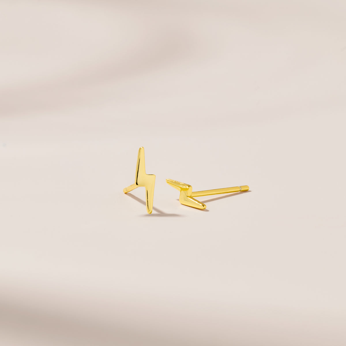 Lightning Bolt Stud Earrings