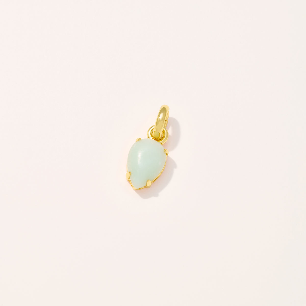 Amazonite Teardrop Charm