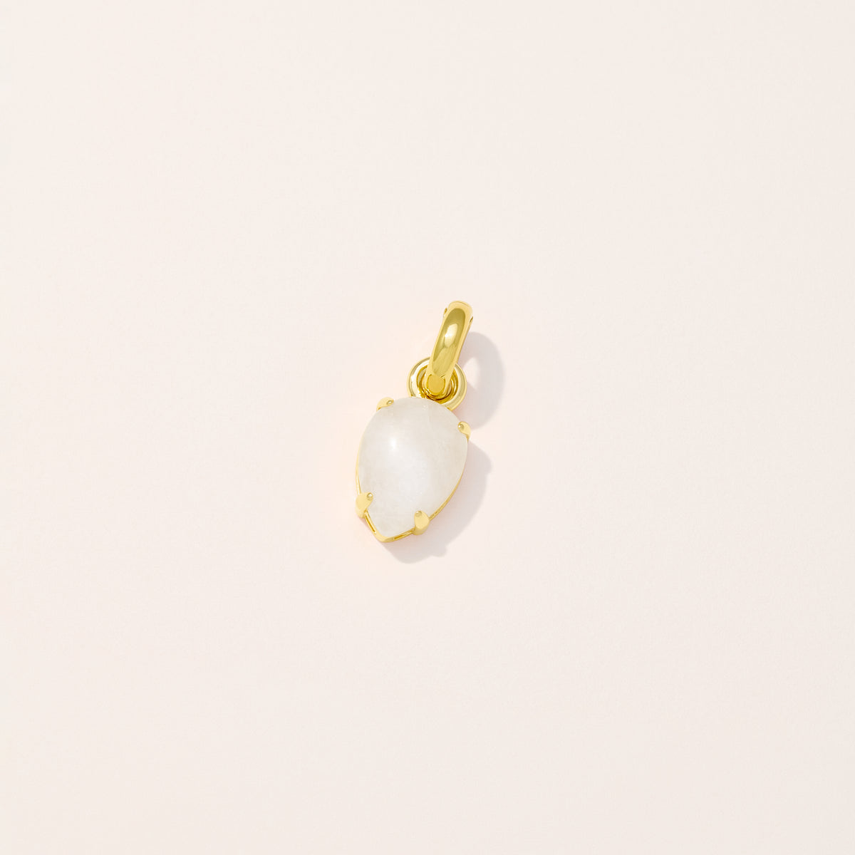 Moonstone Teardrop Charm