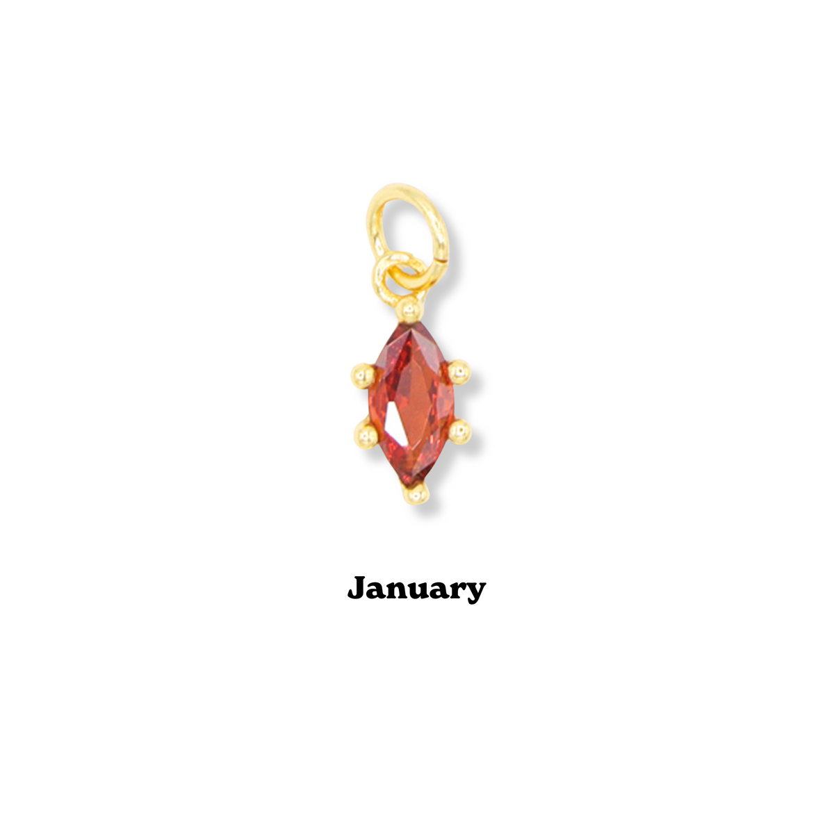 Marquis Birthstone Charm