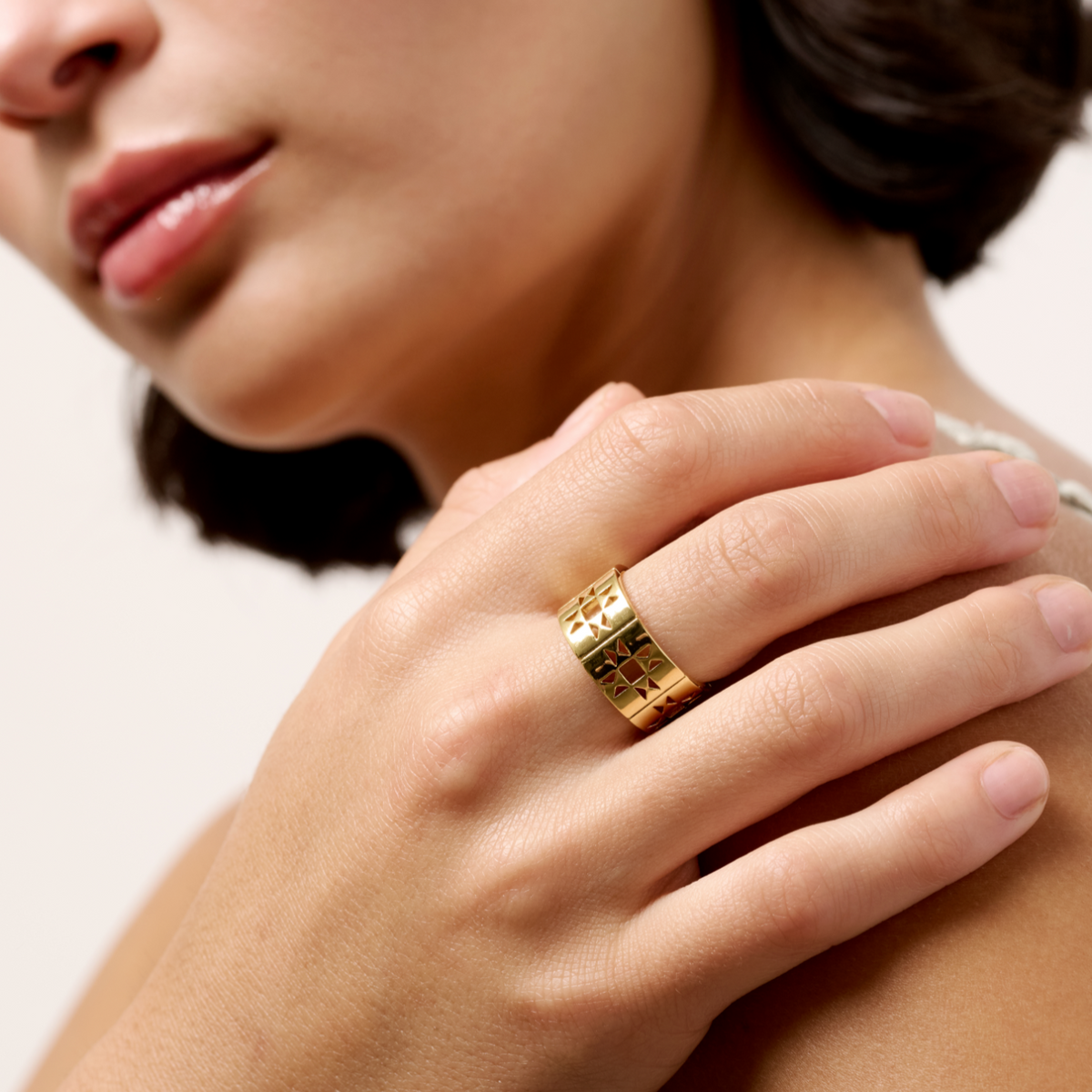Patchwork Ring Band