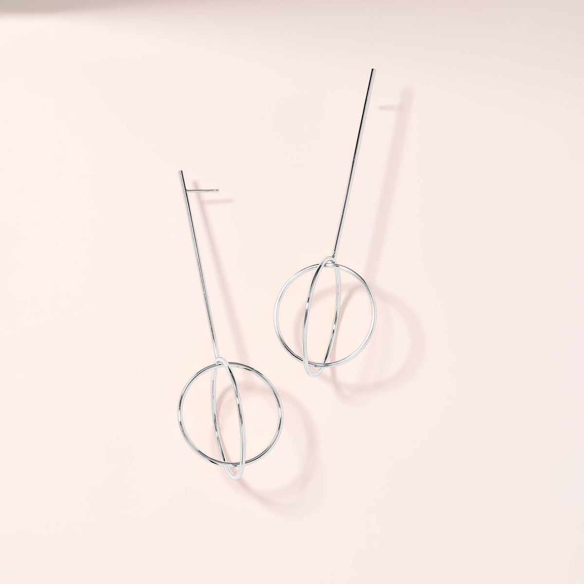 Drop Sphere Earrings