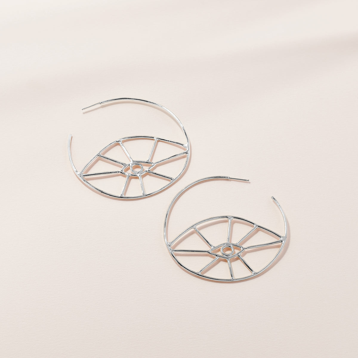 Fortuna Eye Hoop Earring
